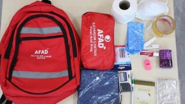Deprem çantası nasıl hazırlanır Deprem Çantasında olması gerekenler